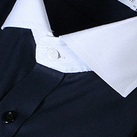 76152 No.66 프리미엄 클레릭 드레스 셔츠 (Navy)