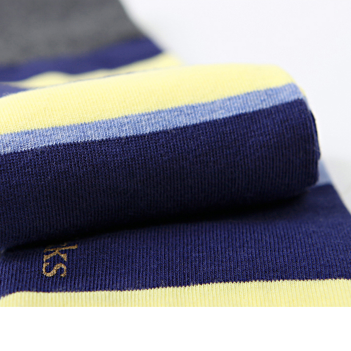 -La:on-95357 Multi Stripe Socks (4Color)