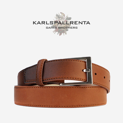 -K.S- 83837 italy real leather  리얼태닝 클래식 벨트 (Tan)